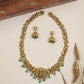 Lakshmi Long Haara With Intricate Curved Sections And Hanging Drops
