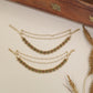 Traditional Matis Adorned With Circular Linkwork And Pearl Accents