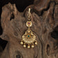 Antique Tikka With Floral Scrollwork And Ornamental Pendant