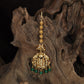 Signature Antique Tikka With Rama Sita Pendant And Ornamental Drops