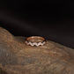 Classic Gold Polish Finger Ring With Geometric Front Work
