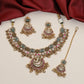 Kundan Ganesha Necklace Set with Elephant Motifs
