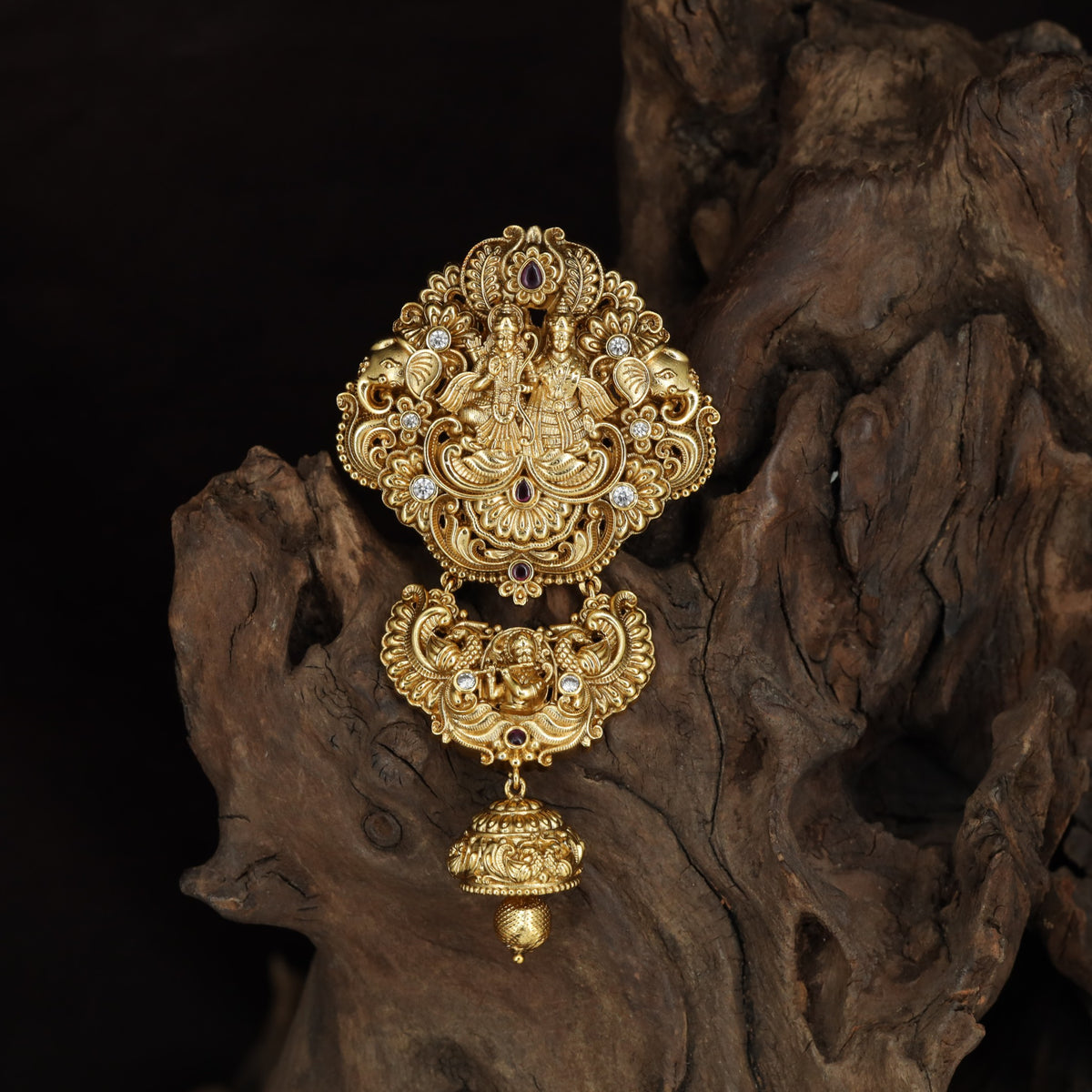 Antique Jade Bille with Rama Sita & Krishna Motifs