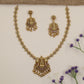 Antique Lakshmi Necklace Set with Floral Links