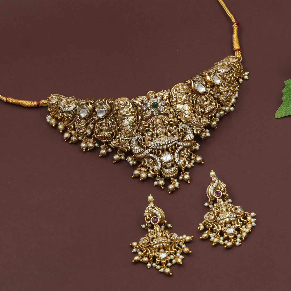 Antique Lakshmi Temple Choker