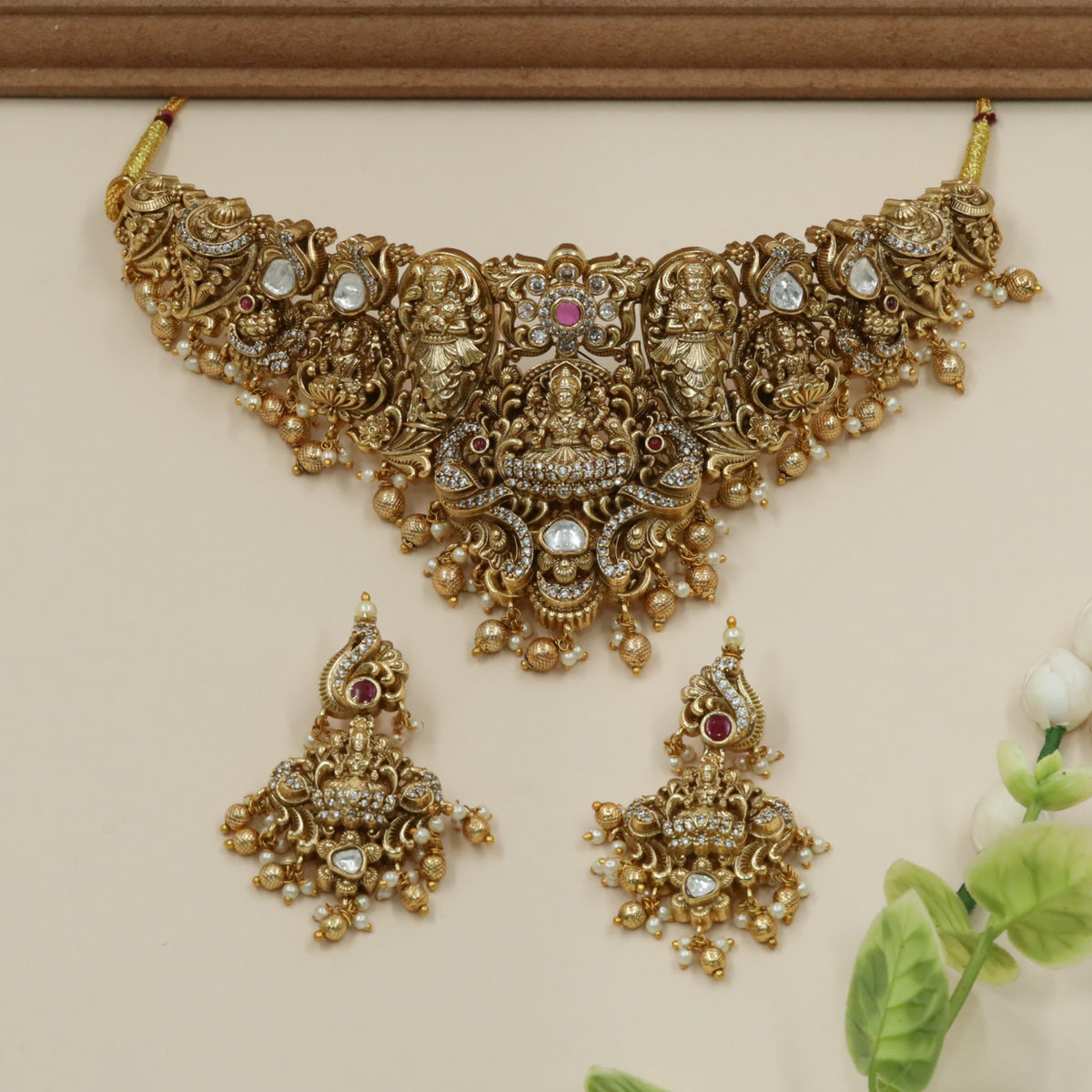 Antique Lakshmi Temple Choker
