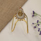 Antique Vanki with Sculpted Centre & Bead Drops