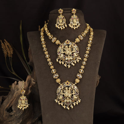 Radha Krishna Jewellery Combo Set