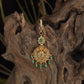 Antique Floral Tikka with Filigree Frame