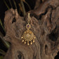 Antique Floral Tikka with Filigree Frame
