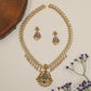 Antique Peacock Long Haara with Ornate Pendant