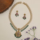 Antique Peacock Long Haara with Ornate Pendant