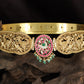 Antique Peacock Dabu with Central Medallion