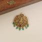 Antique Jade Bille with Lakshmi Lotus Motif
