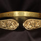 Antique Dabu with Sculpted Animal & Filigree Design