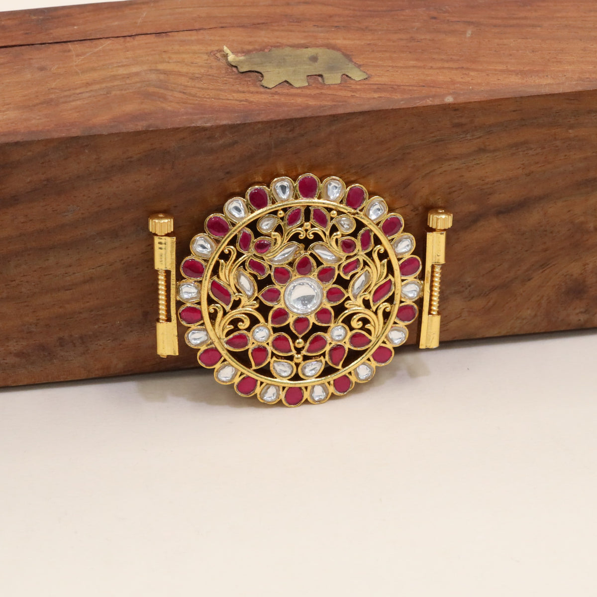 Antique Peacock Waist Belt Pendant With Intricate Detailing
