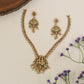 Grand Shiva Parvathi Necklace With Ornate Centrepiece And Refined Traditional Detailing