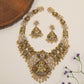 Premium Antique Long Haara Featuring Seated Lakshmi, Peacock Forms