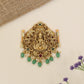 Grand Lakshmi Waist Belt Pendant with lotus artistry, decorative arches and hanging accents