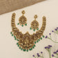 Royal Lakshmi antique necklace with ornate scrollwork and sculpted detailing