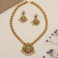 Heritage Long Haara Featuring Seated Lakshmi And Repeated Floral Links