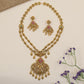 Premium Antique Long Haara With Floral Chainwork And Detailed Statement Pendant