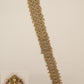 Antique Long Jade with repeated Lakshmi panels and intricate temple artistry