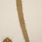 Antique Long Jade with repeated Lakshmi panels and intricate temple artistry