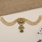 Antique Jade Bille + Mati with Lakshmi pendant and cascading bead strands