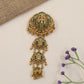 Venkateshwara Jade Bille featuring sculpted deity panels and graceful hanging drops