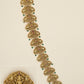Sacred elegance in an Antique Long Jade with Lakshmi artistry