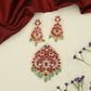 Grand Jadau Pendant Sets with Peacock Work and Elaborate Floral Ornamentation