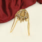 Antique Vanki with Lakshmi Centrepiece and Sculpted Elephant Details