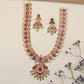 Grand Jadau Long Haara featuring Peacock Detailing and an Elaborate Centre Pendant