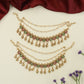 Traditional Antique Mati featuring Repeated Floral Sections and Decorative Drops