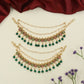Traditional Antique Mati featuring Repeated Floral Sections and Decorative Drops
