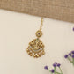 Antique Tikka with Lakshmi Centrepiece and Elaborate Floral Detailing