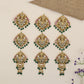Traditional Antique Jade BIlle featuring Lakshmi Relief and Detailed Hanging Elements