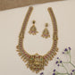 Antique Long Haara with Traditional Ganesha Detailing and Decorative Drops