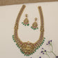 Antique Long Haara with Traditional Ganesha Detailing and Decorative Drops