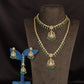 Heritage Antique Combo Set featuring Lakshmi Centre Work and Intricate Floral Links
