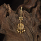 Classic Ganesha Antique Tikka with ornate hanging accents