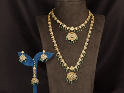 Statement Antique Combo Set with matching pendant and earrings