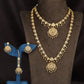 Statement Antique Combo Set with matching pendant and earrings
