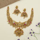 Antique Necklaces featuring a detailed Gajalakshmi centerpiece