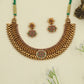Heritage antique necklace showcasing zigzag artistry