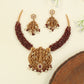 Antique Necklace with a statement Ram Darbar pendant and hanging details