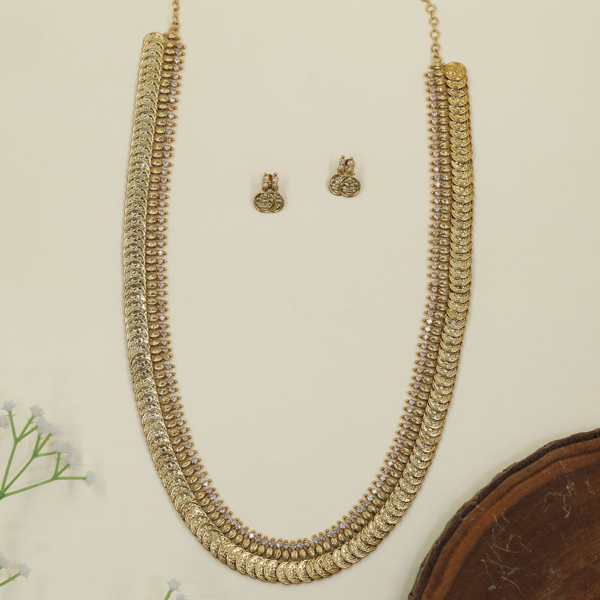 Antique Long Haara with detailed coin work and fine links