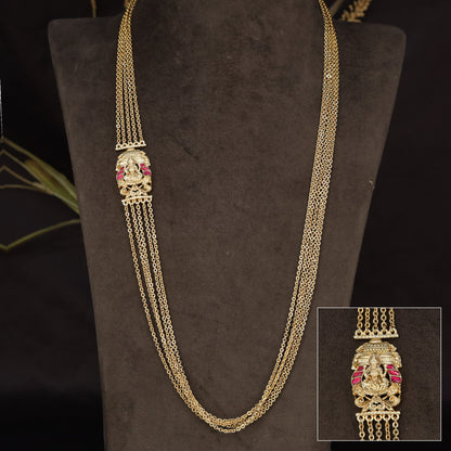 Antique Mope Chain with Lakshmi and detailed ornamental framing