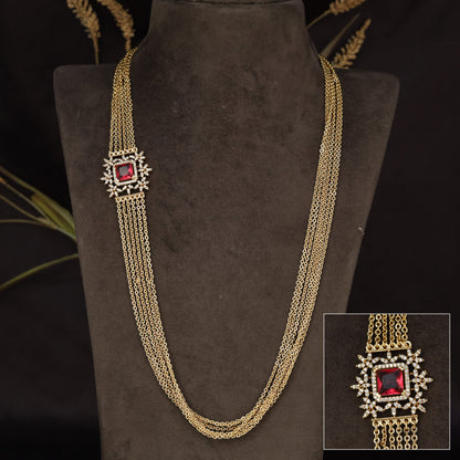 Structured square centre with intricate openwork Antique Mope Chain